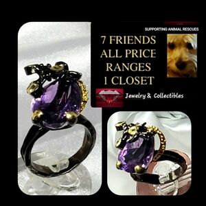 Amethyst Original Artisan Ring Sz 7.